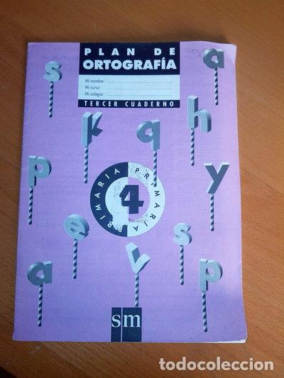 Libros: Plan de Ortograf&iacute;a 4, Tercer Cuaderno- 9788434839465