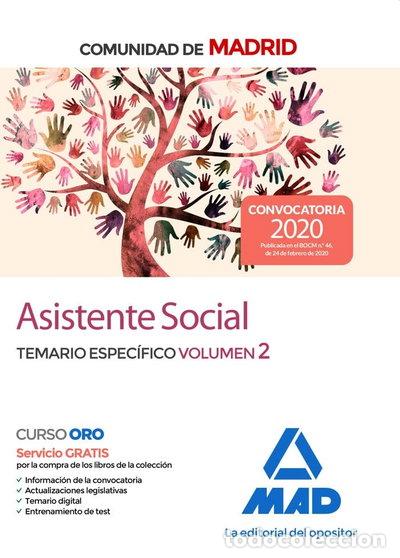 Livres: Asistente social de la Comunidad de Madrid. Temario espec&iacute;fico Volumen 2- 9788414236505