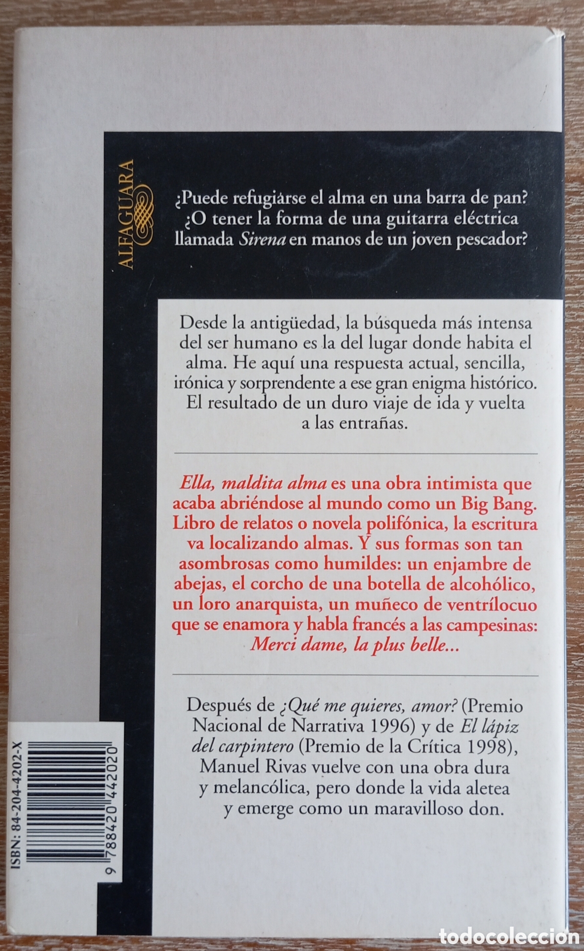 Libros: ELLA MALDITA ALMA - MANUEL RIVAS - Foto 2