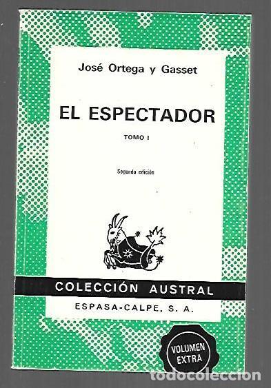 Livros em segunda m&atilde;o: ESPECTADOR - EL. TOMO I - ORTEGA Y GASSET, JOSE