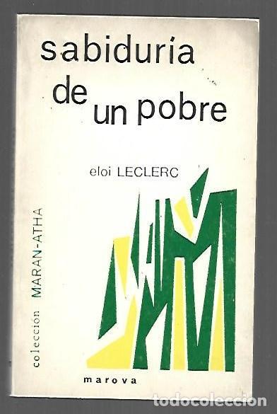 B&uuml;cher: SABIDURIA DE UN POBRE - LECLERC, ELOI