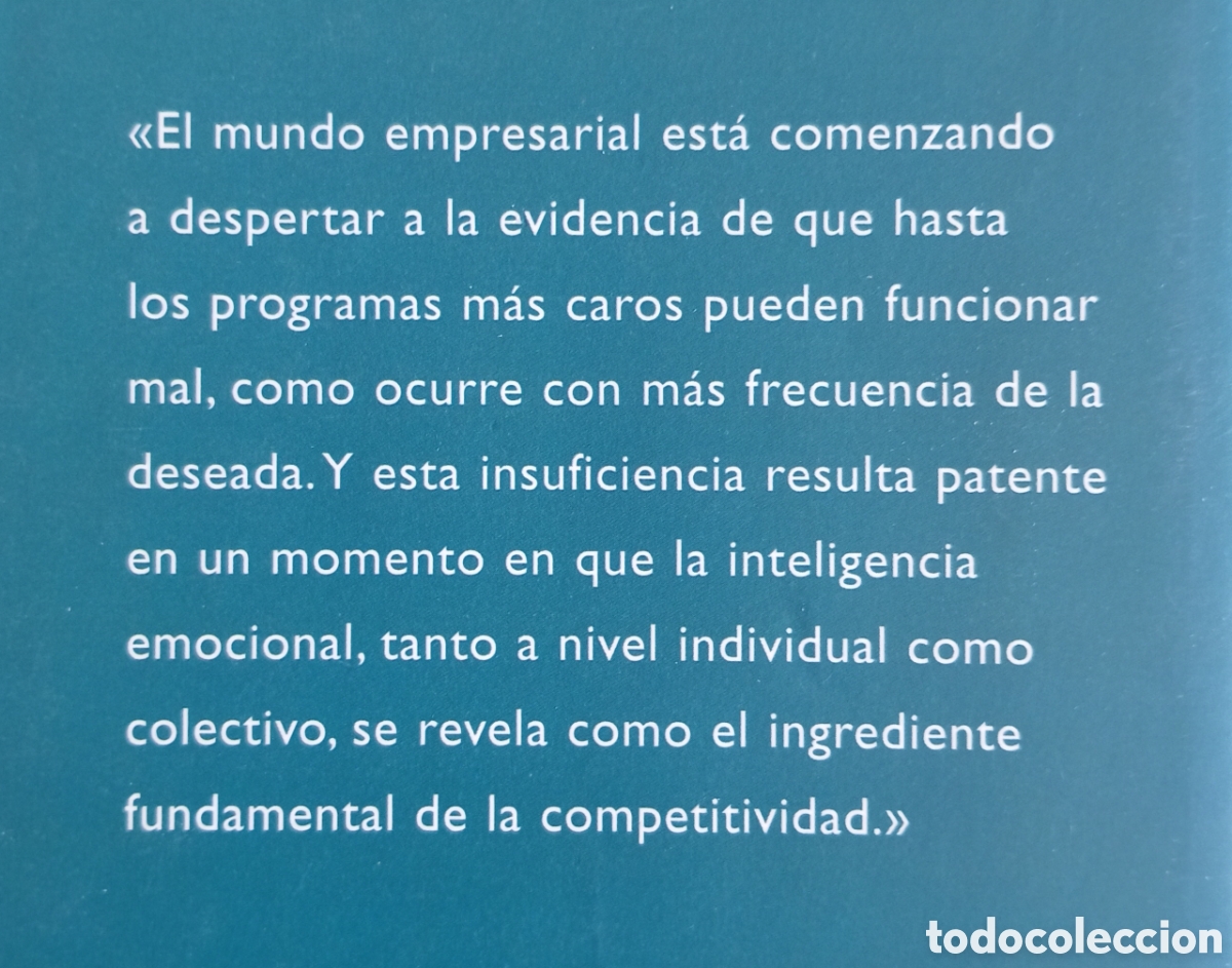Libros: LA PRACTICA DE LA INTELIGENCIA EMOCIONAL - DANIEL GOLEMAN - Foto 2