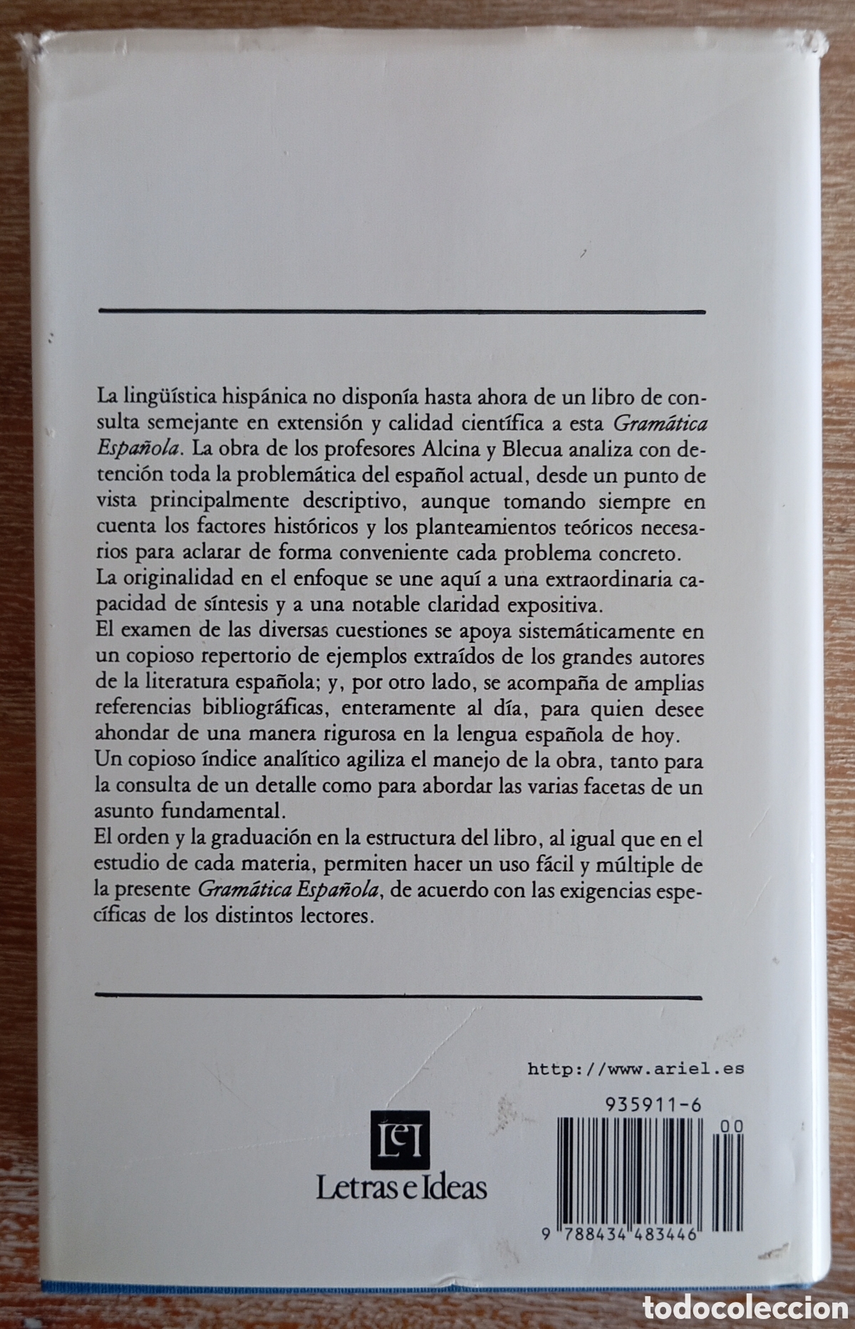 Libros: GRAMATICA ESPA&Ntilde;OLA - ALCINA FRANCH - BLECUA - Foto 2