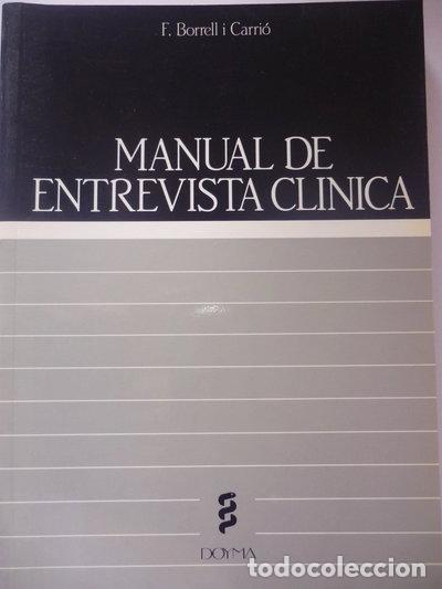 Libros: Manual de entrevista cl&iacute;nica- 9788475922409