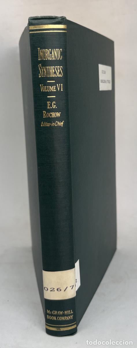 Libros: INORGANIC SYNTHESES. Volume VI - Ludwig F. Audrieth. TDK1283