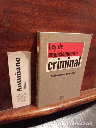 books: Ley de Enjuiciamiento Criminal- 9788430924974