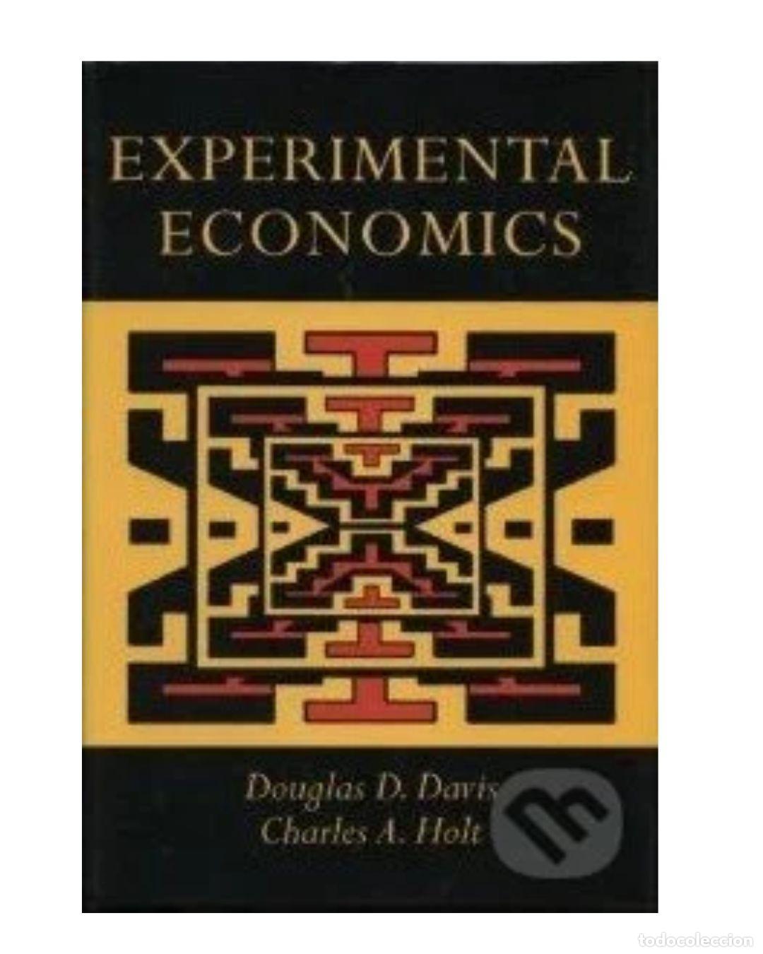 Libros: Experimental Economics - Douglas D Davis
