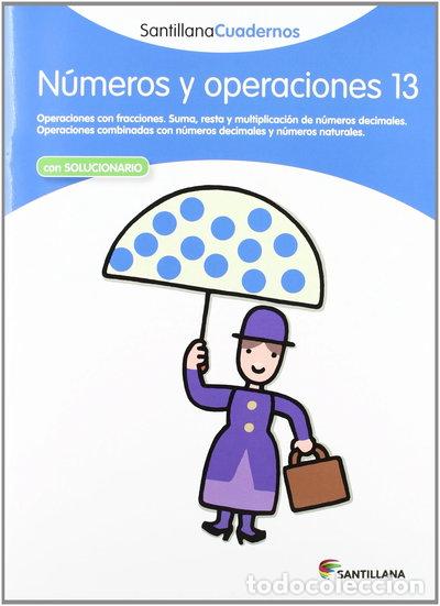 Libri di seconda mano: N&uacute;meros y operaciones 13 Santillana Cuadernos- 9788468013022
