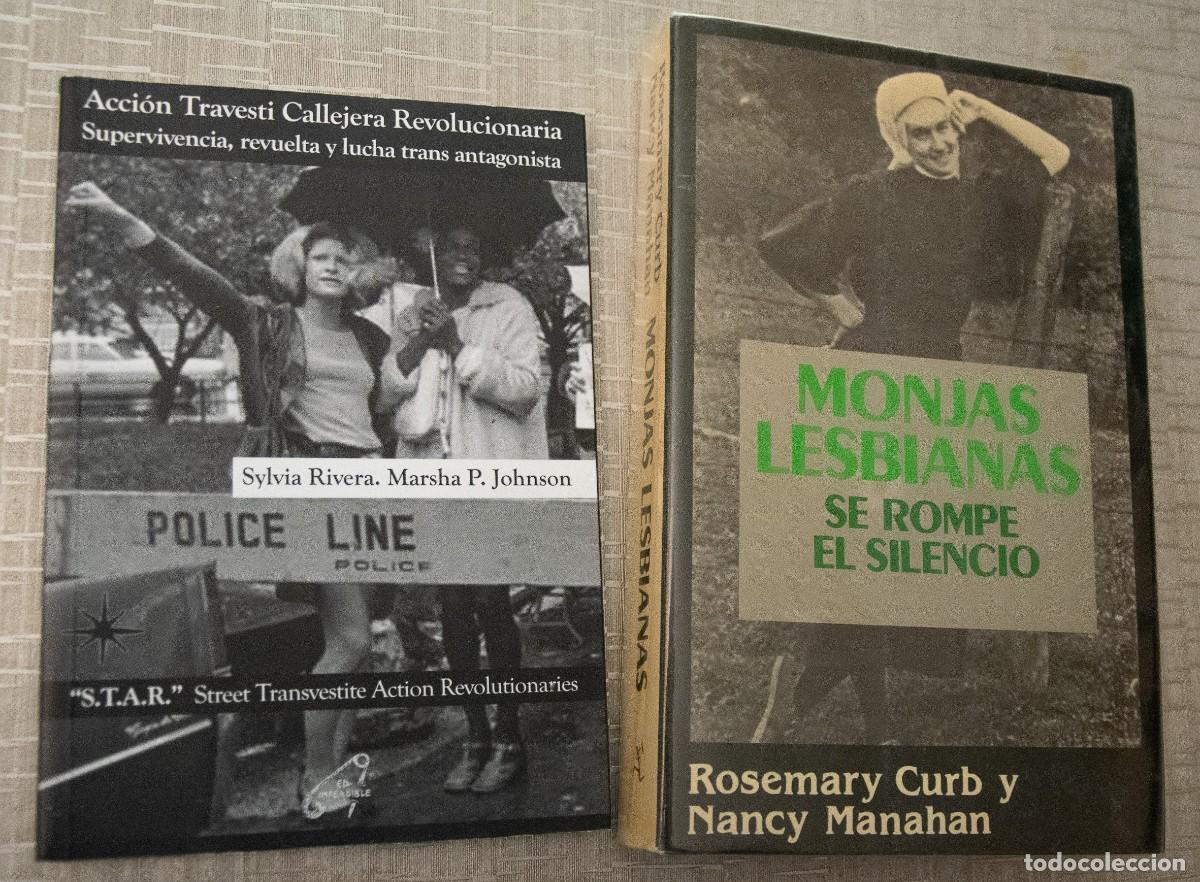 Libros: LOTE 2 LIBROS LGTBI... ACCI&Oacute;N TRAVESTI CALLEJERA REVOLUCIONARIA Y MONJAS LESBIANAS (VER DETALLES)