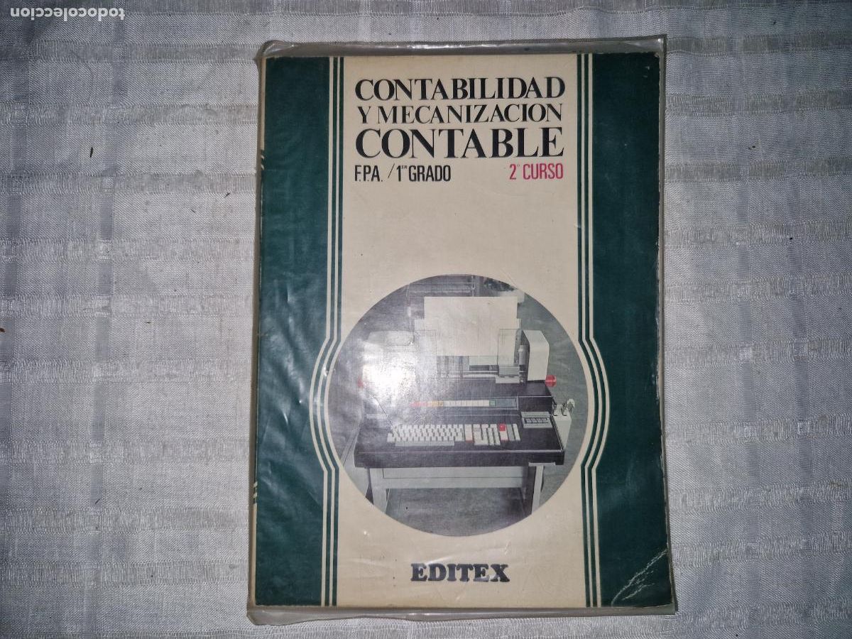 Libros: CONTABILIDAD Y MECANIZACION CONTABLE. 1 GRADO.