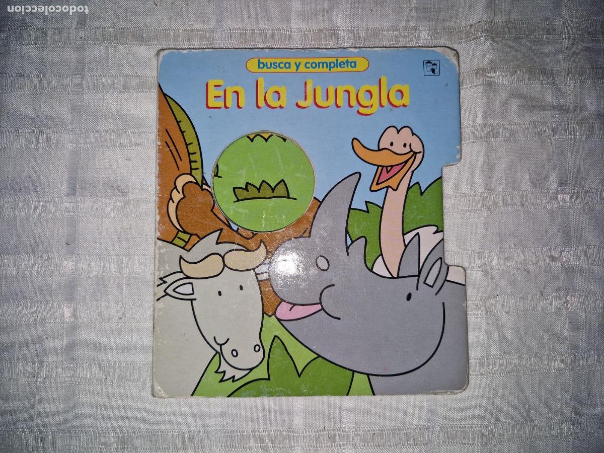 Libros: BUSCA Y COMPLETA. EN LA JUNGLA. - Foto 1