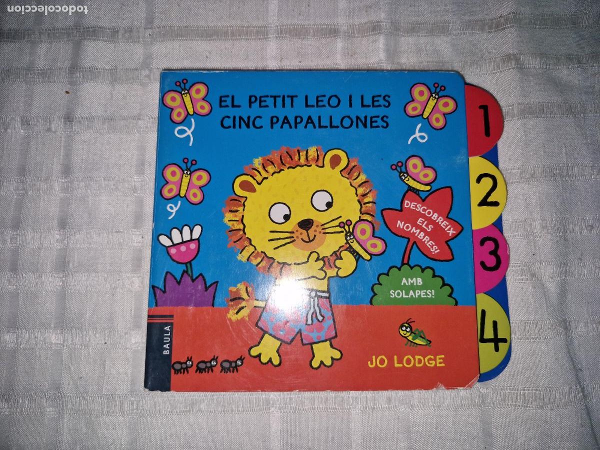 Libros: EL PETIT LEO I LES CINC PAPALLONES. LIBRO DIDACTICO.