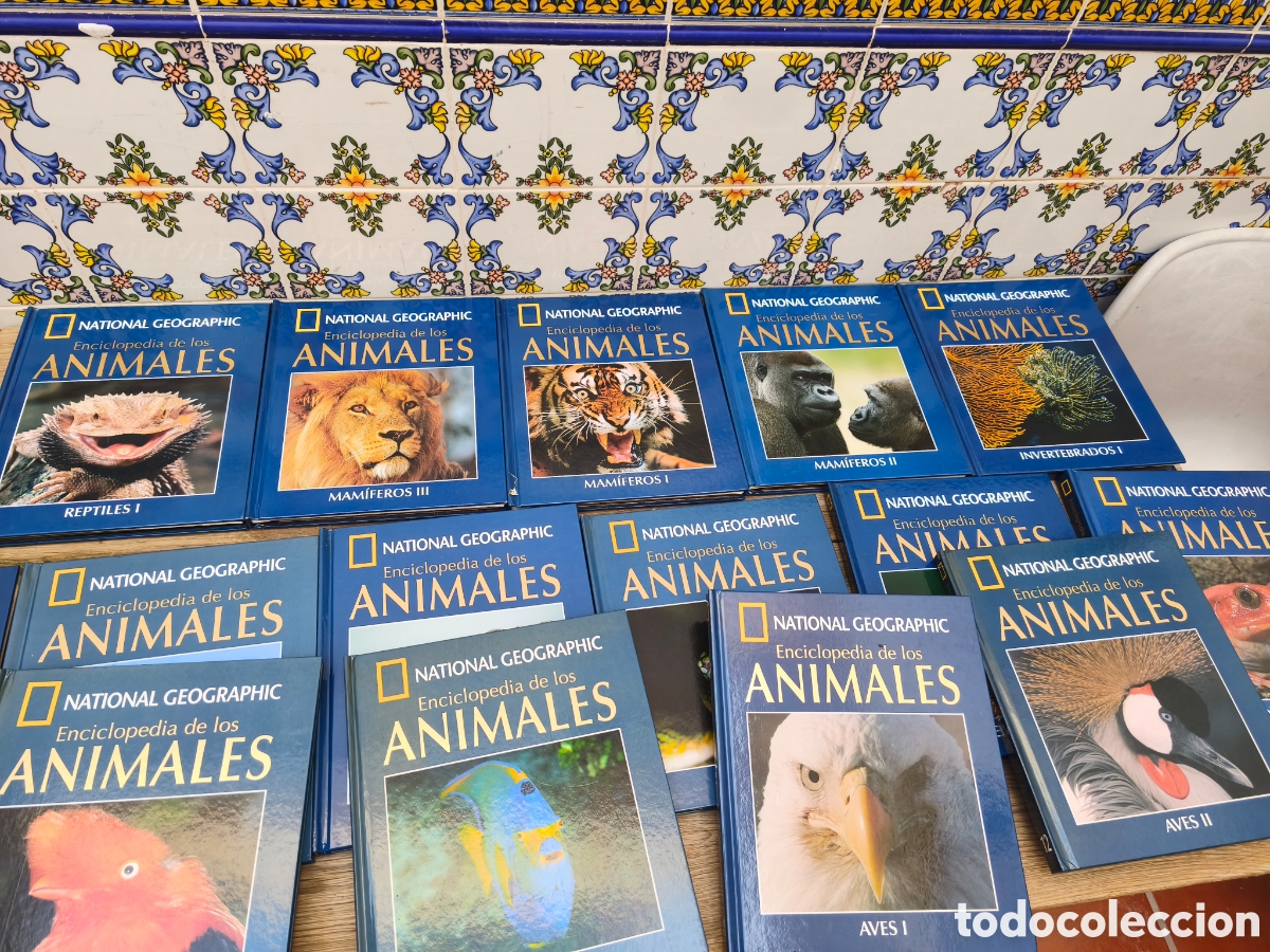 Libros: 15 tomos enciclopedia de los animales National - Foto 2