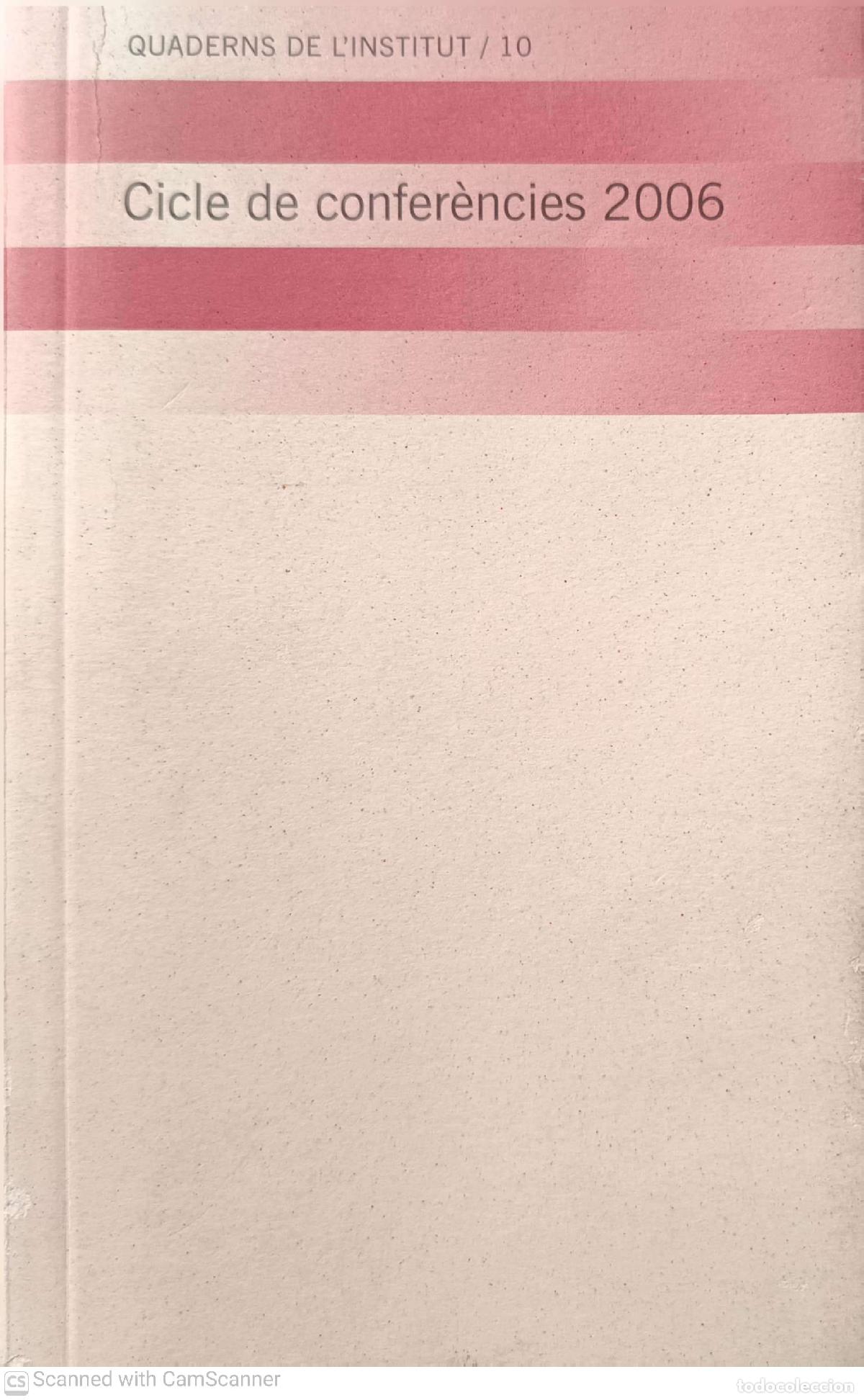 Libros: Cicles de confer&egrave;ncies 2006