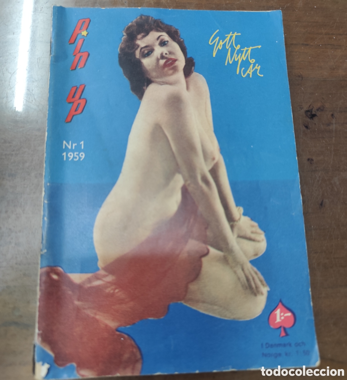Livros em segunda m&atilde;o: PIN UP. GOTT NYTT AR. N&ordm; 1. A&ntilde;o 1959 . Er&oacute;tica