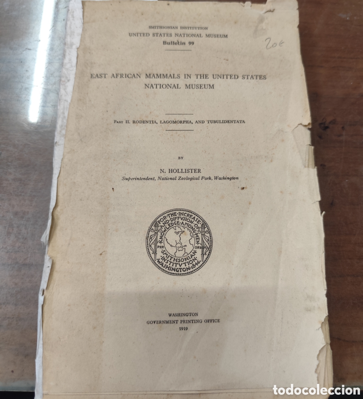 books: EAST AFRICAN MAMMALS IN THE UNITED STATES NATIONAL MUSEUM. Part II. Rodentia,Lagomorpha and tubulide