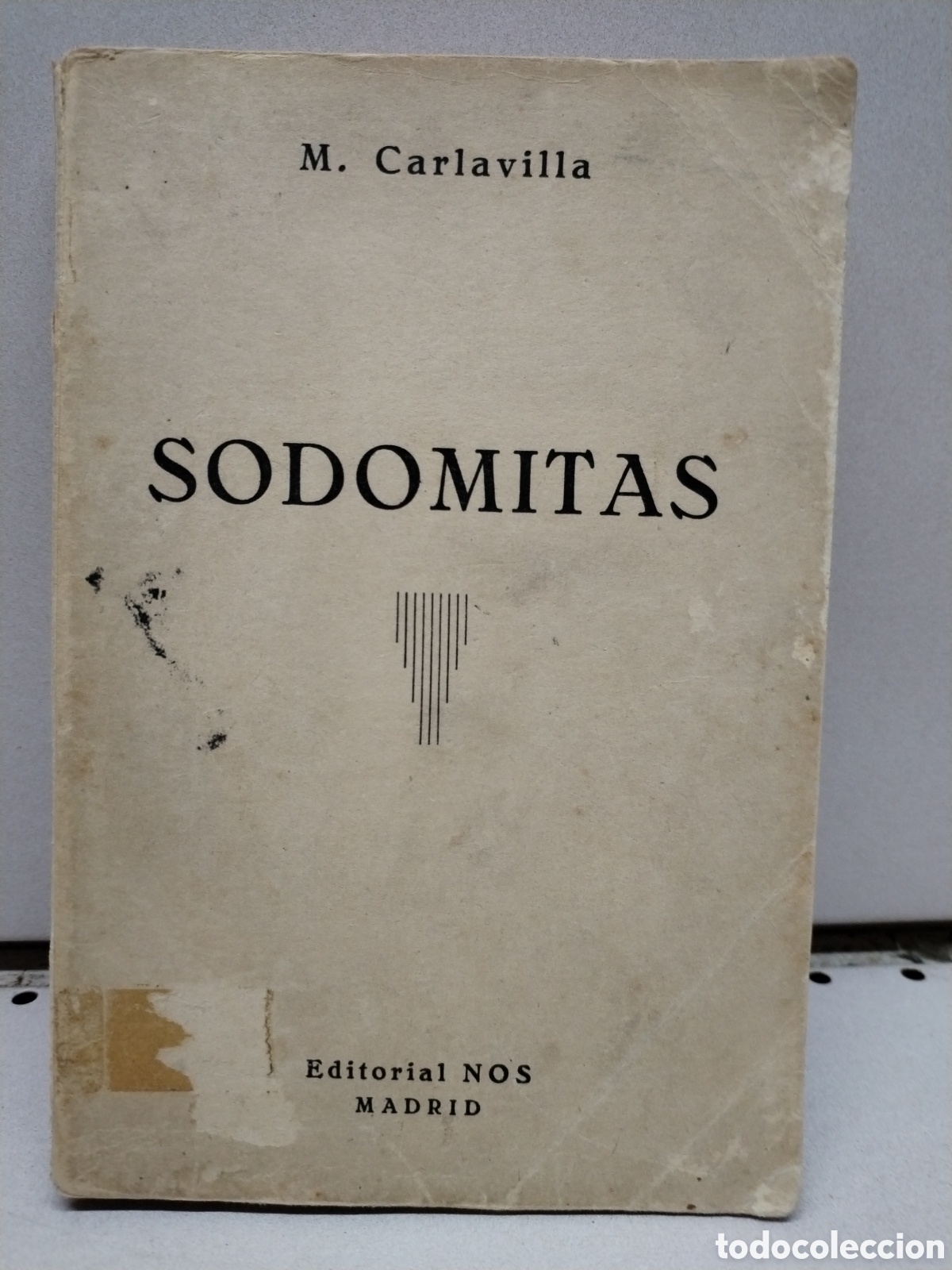 Libros: SODOMITAS - M. CARLAVILLA DEL BARRO - Foto 1