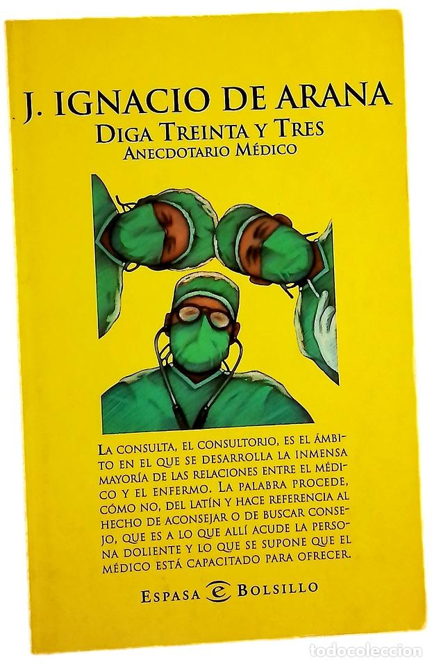 books: Diga treinta y tres anecdotario m&eacute;dico
