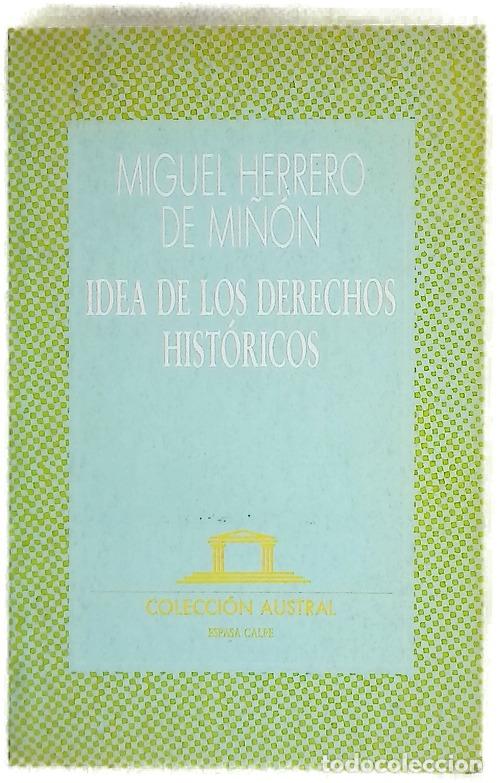 Libros: Idea de los derechos históricos - Foto 1