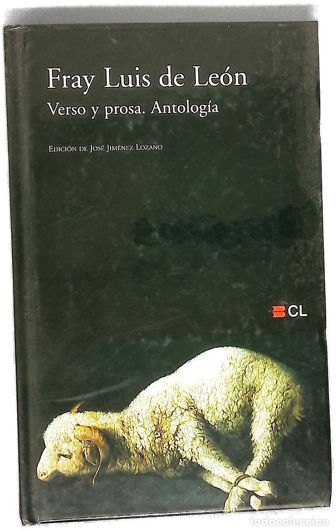 Livros em segunda m&atilde;o: Verso y prosa antolog&iacute;a - Le&oacute;n, Luis de; Jim&eacute;nez Lozano, Jos&eacute;