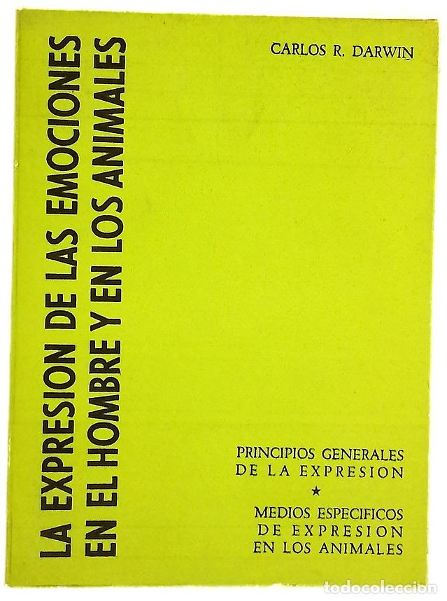 Libros: La expresi&oacute;n de las emociones en el hombre y en los animales