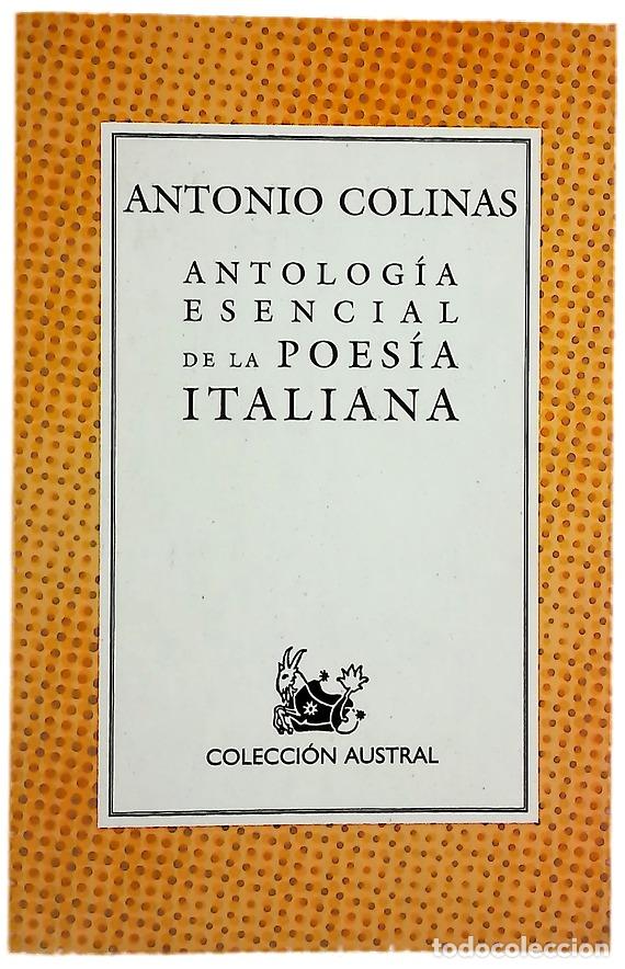 Libros: Antolog&iacute;a esencial de la poes&iacute;a italiana