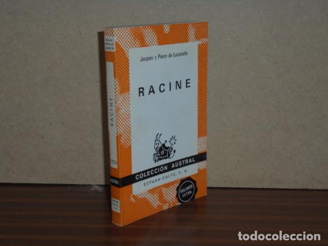 Livres: RACINE - Introducci&oacute;n al teatro de Racine - Vida privada de Racine - Lacretelle, Jacques y Pierr