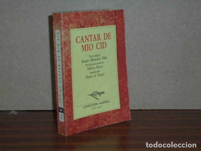 books: CANTAR DE MIO CID - An&oacute;nimo