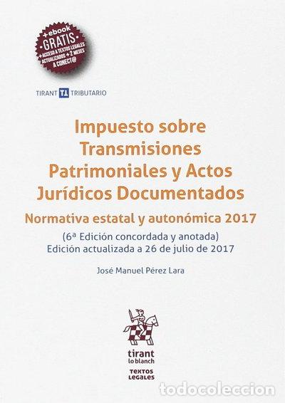 Livros em segunda m&atilde;o: Impuesto sobre Transmisiones Patrimoniales y Actos Jur&iacute;dicos Documentados 2017- 9788491694656