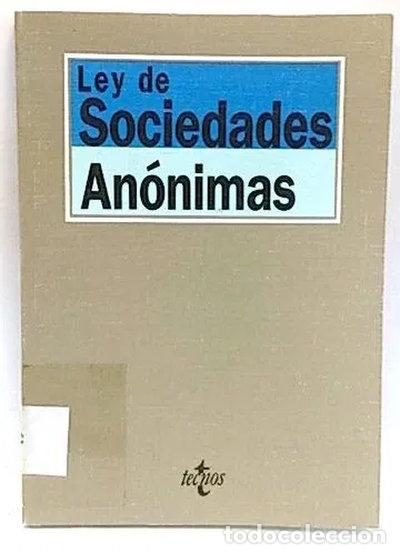 books: Ley de sociedades an&oacute;nimas- 9788430918096