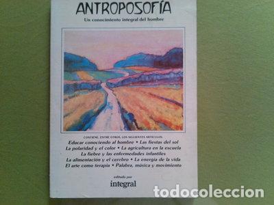 Libros: Antroposof&iacute;a. Un conocimiento integral del hombre- 8480002009881