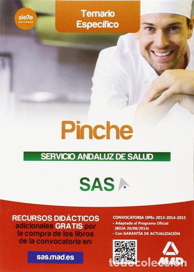Libros: Pinche del Servicio Andaluz de Salud. Temario espec&iacute;fico- 9788467698558