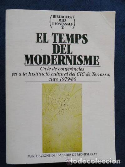 Libros: El Temps del modernisme- 9788472026759 - Foto 1