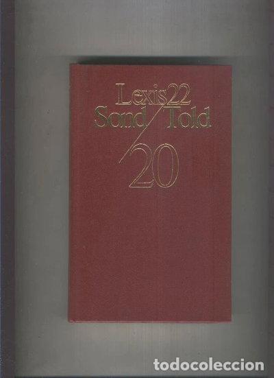 Livros em segunda m&atilde;o: Lexis 22 Volumen 20: Sond/Told- 9788422607786