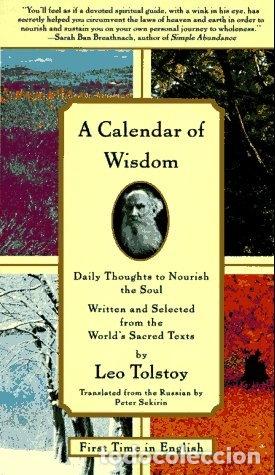 Livres: A Calendar of Wisdom- 9780684837932