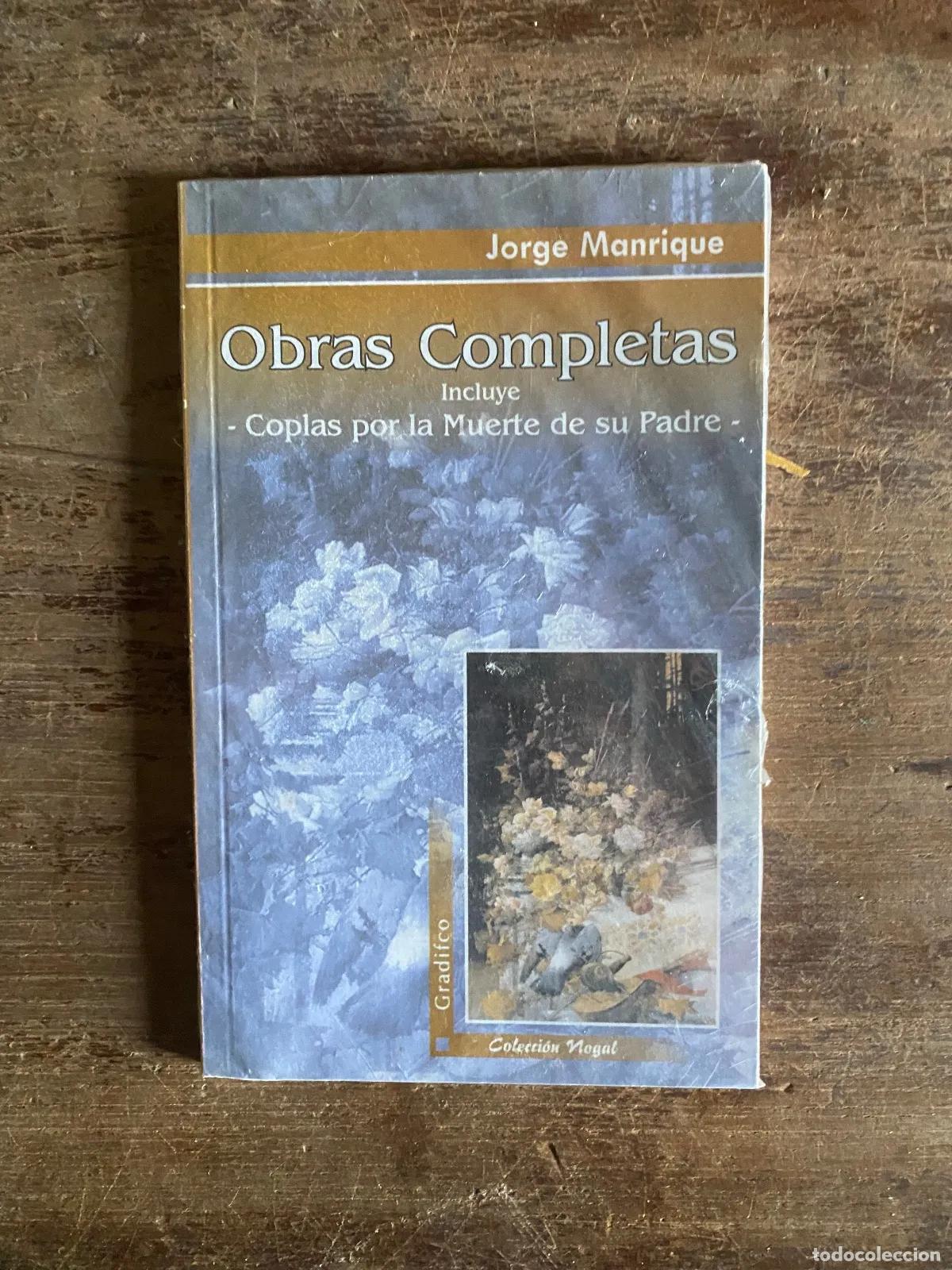 Livros em segunda m&atilde;o: Jorge Manrique - Obras Completas - Incluye Coplas por la Muerte de su Padre