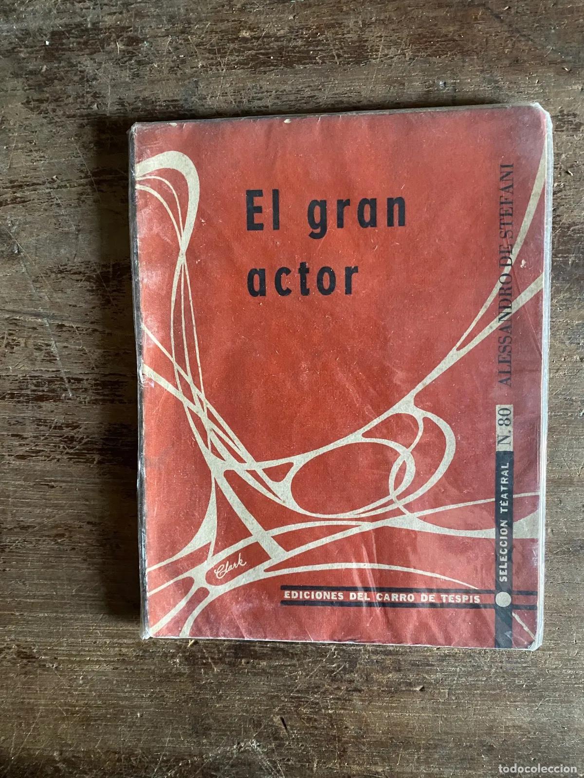 Libros: Alessandro De Stefani - El gran actor - Foto 1
