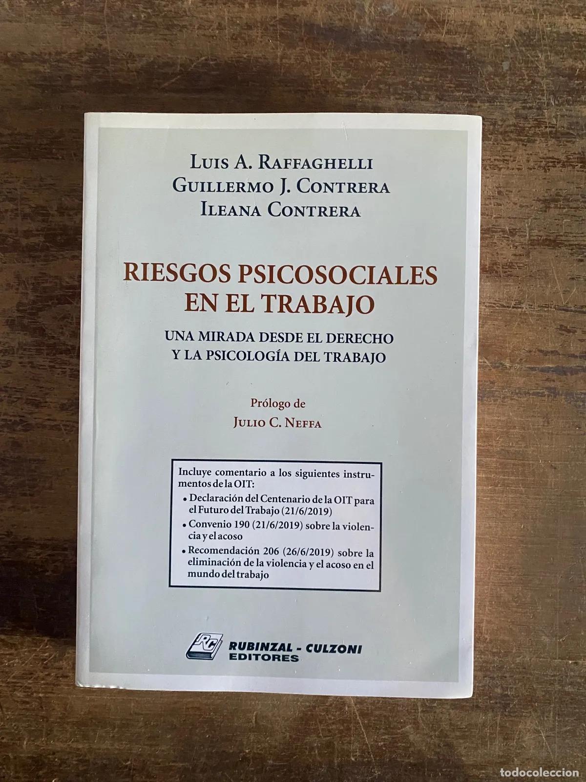 Libros: Luis A. Raffaghelli, Guillermo J. Contreras, Ileana Contreras - Riesgos psicosociales en el trabajo: