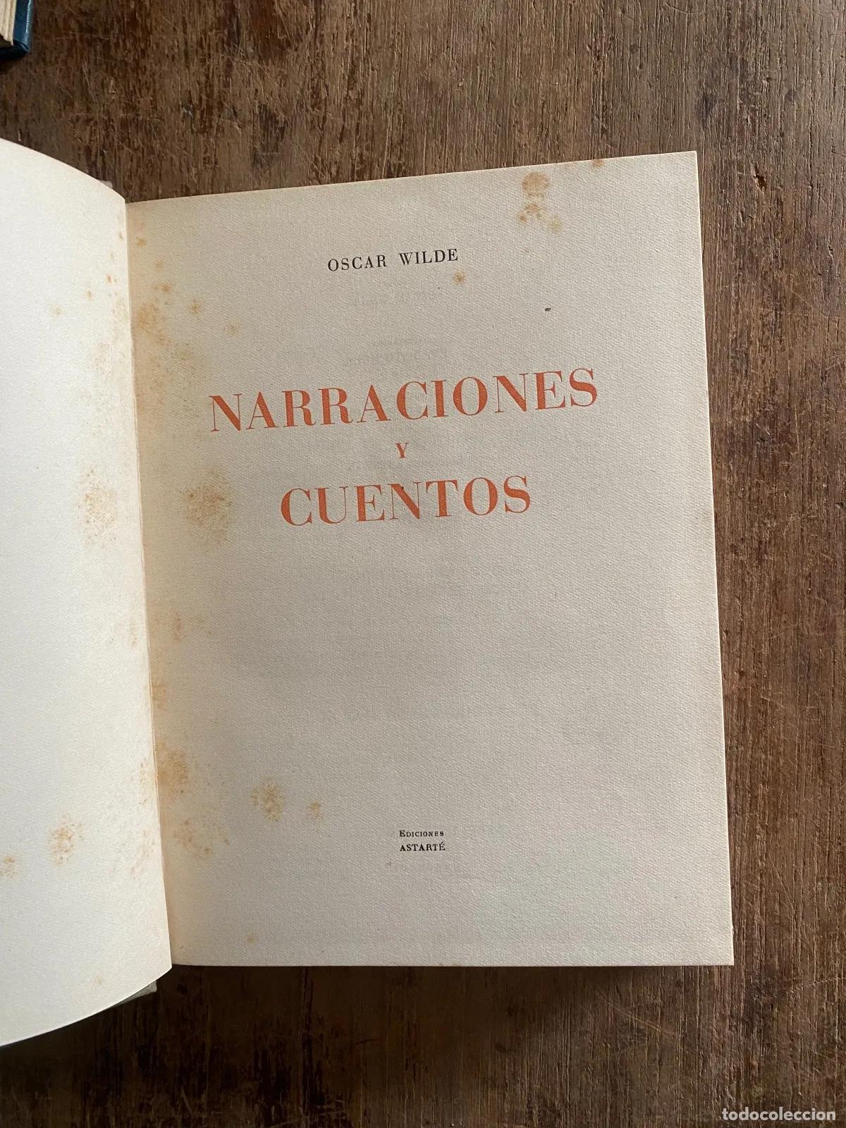 Libros: Oscar Wilde - Narraciones y Cuentos - Foto 1
