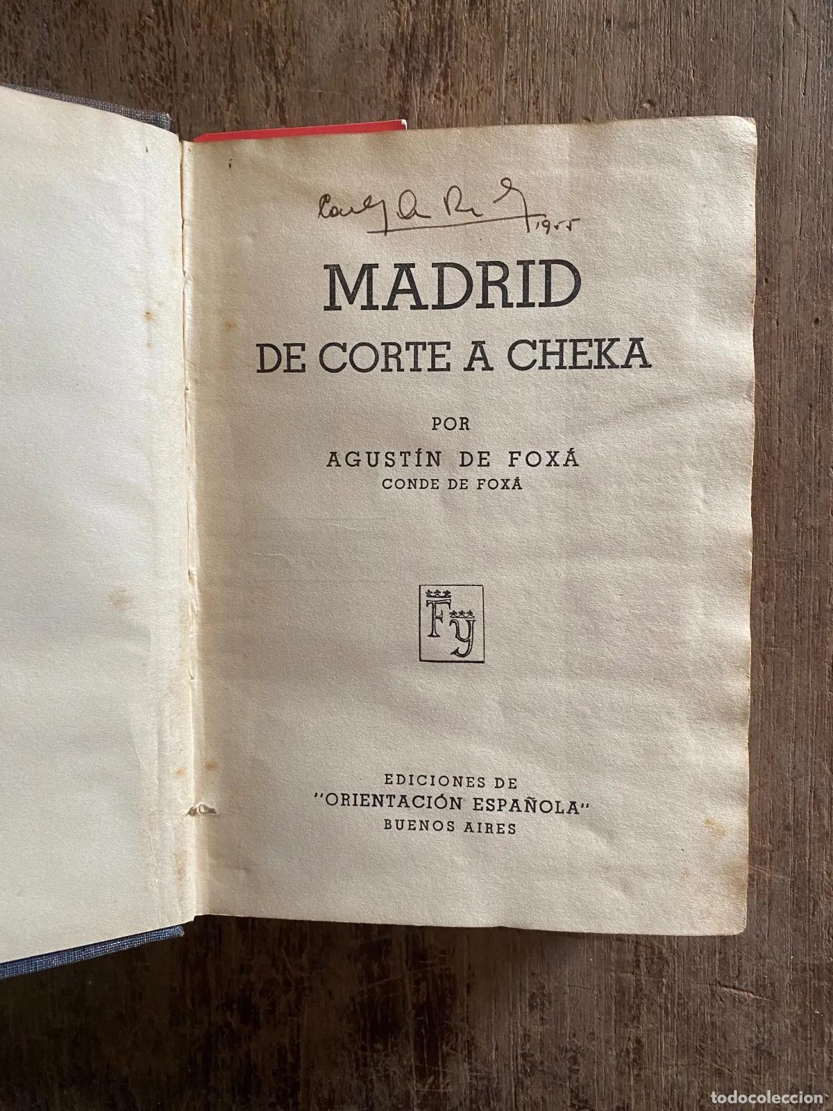 Libros: Agustin de Foxa - Madrid - Foto 1
