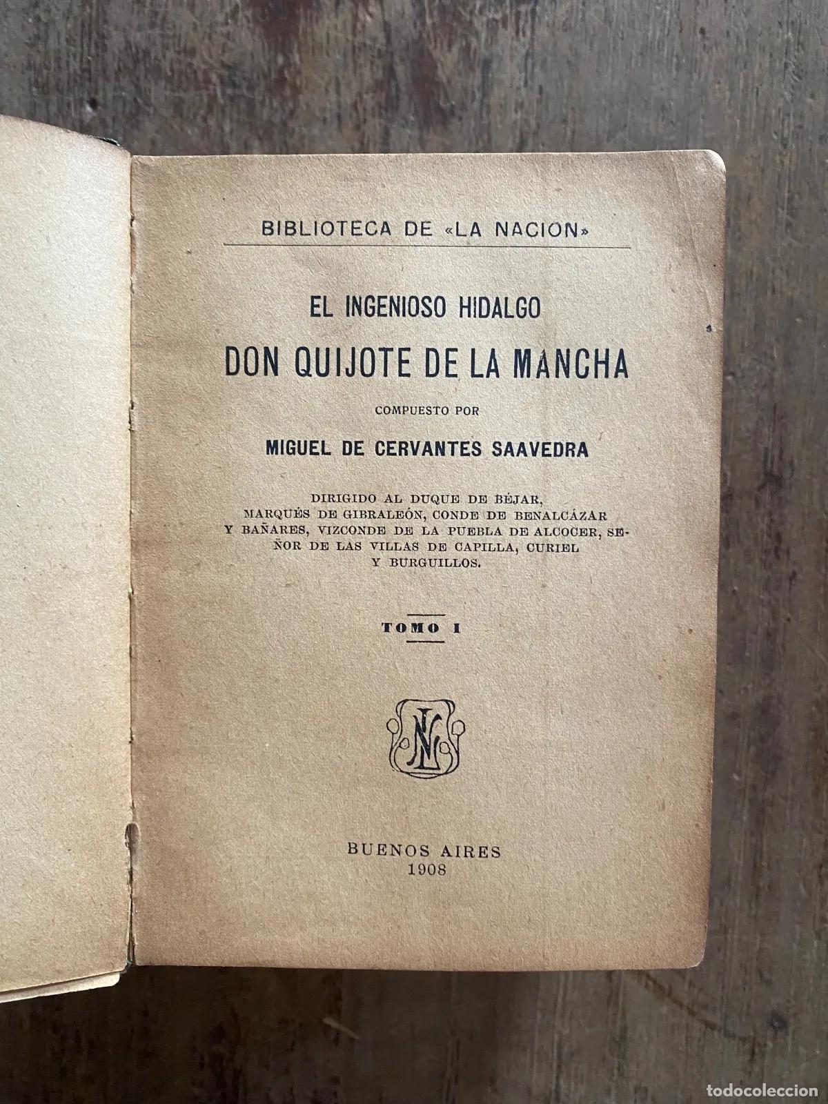 Livros em segunda m&atilde;o: Miguel de Cervantes Saavedra - El ingenioso hidalgo Don Quijote de la Mancha. 3 tomos