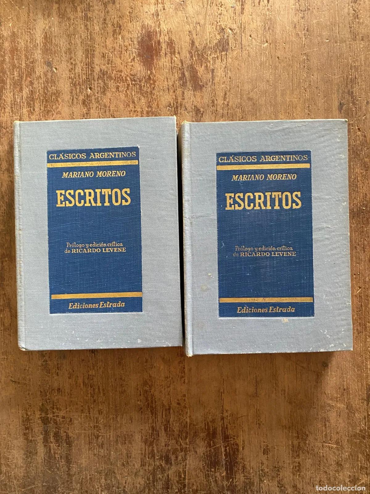 Livros em segunda m&atilde;o: Mariano Moreno - Escritos