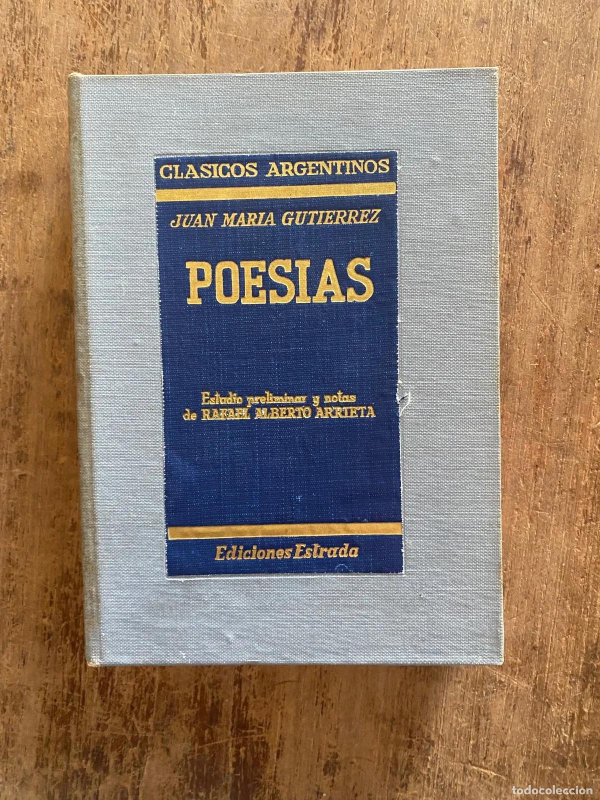 Livros em segunda m&atilde;o: Juan Maria Gutierrez - Poesias