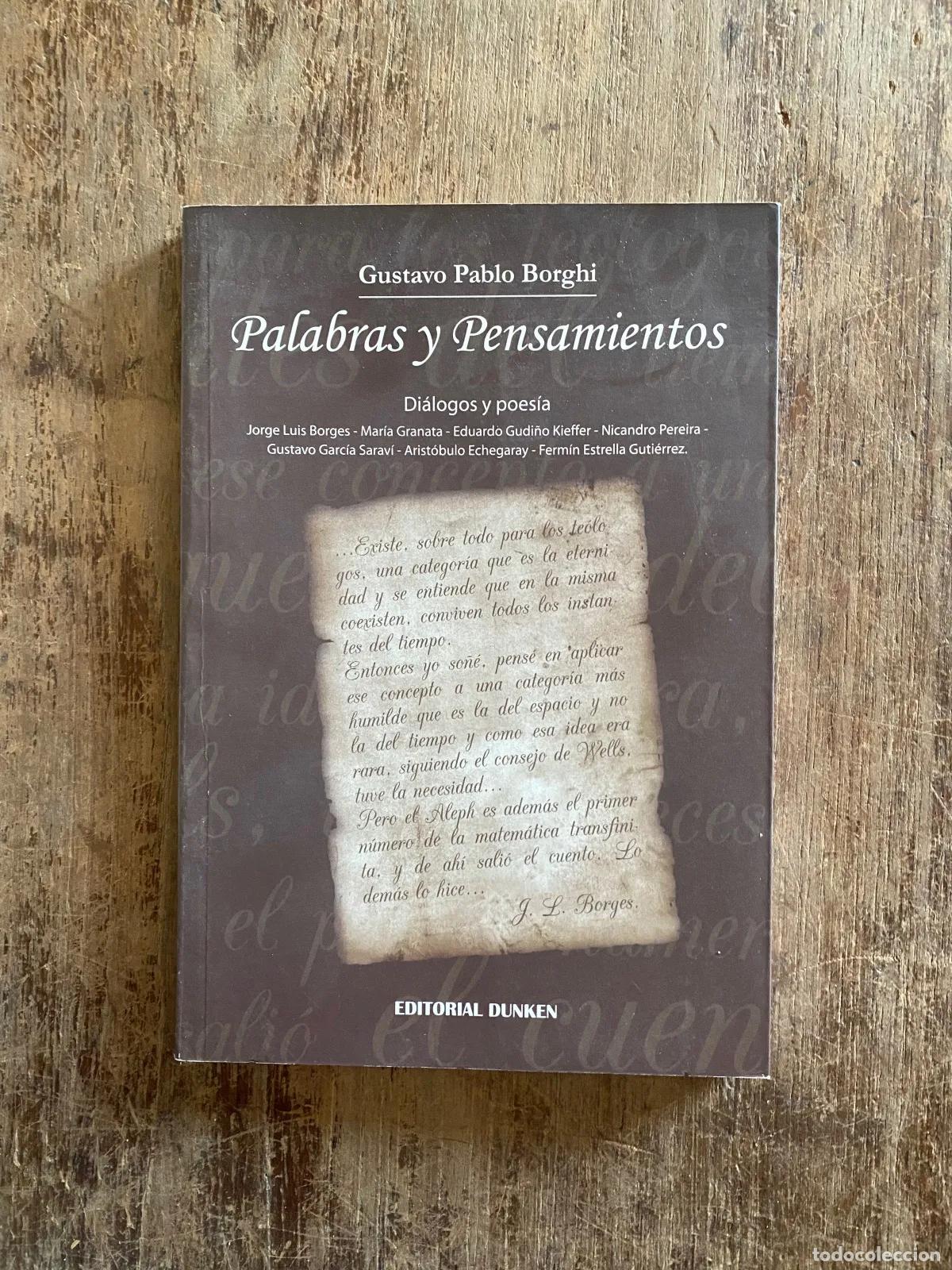 Livros em segunda m&atilde;o: Gustavo Pablo Borghi - Palabras y Pensamientos: Dialogos y poesia