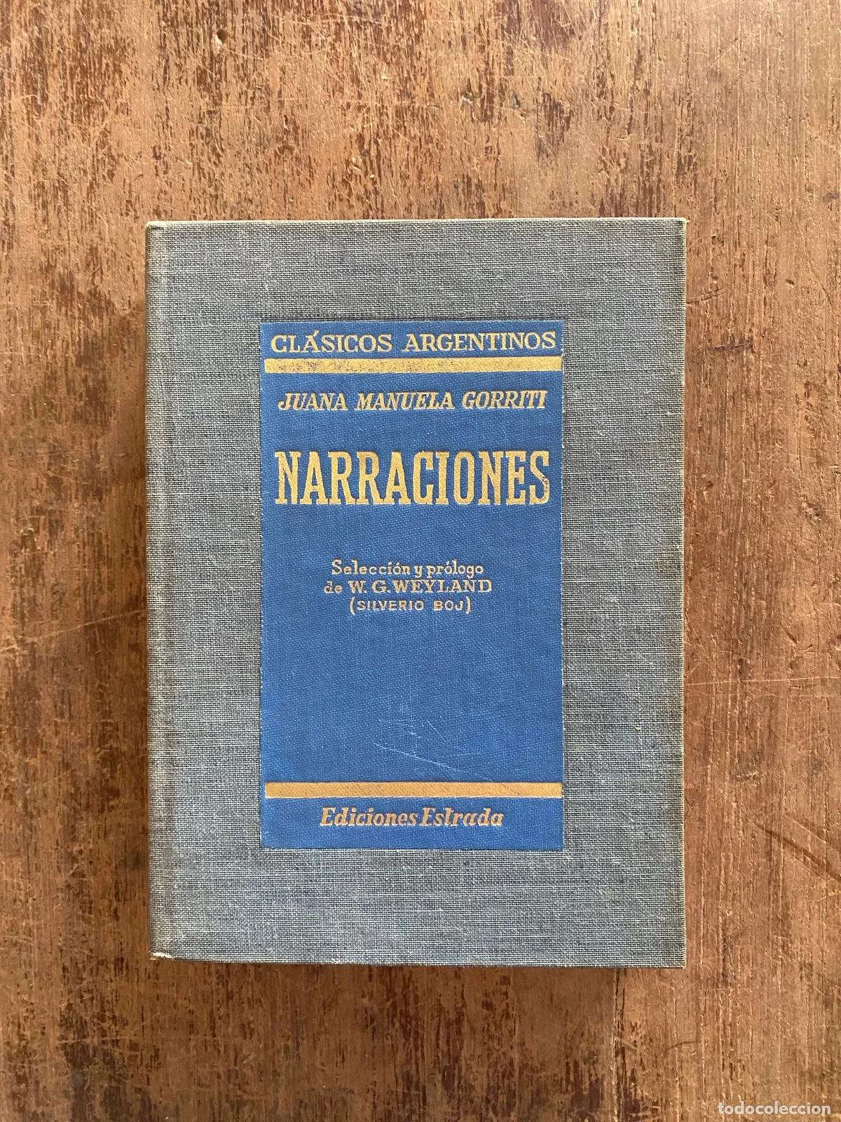 Livros em segunda m&atilde;o: Juana Manuela Gorriti - Narraciones