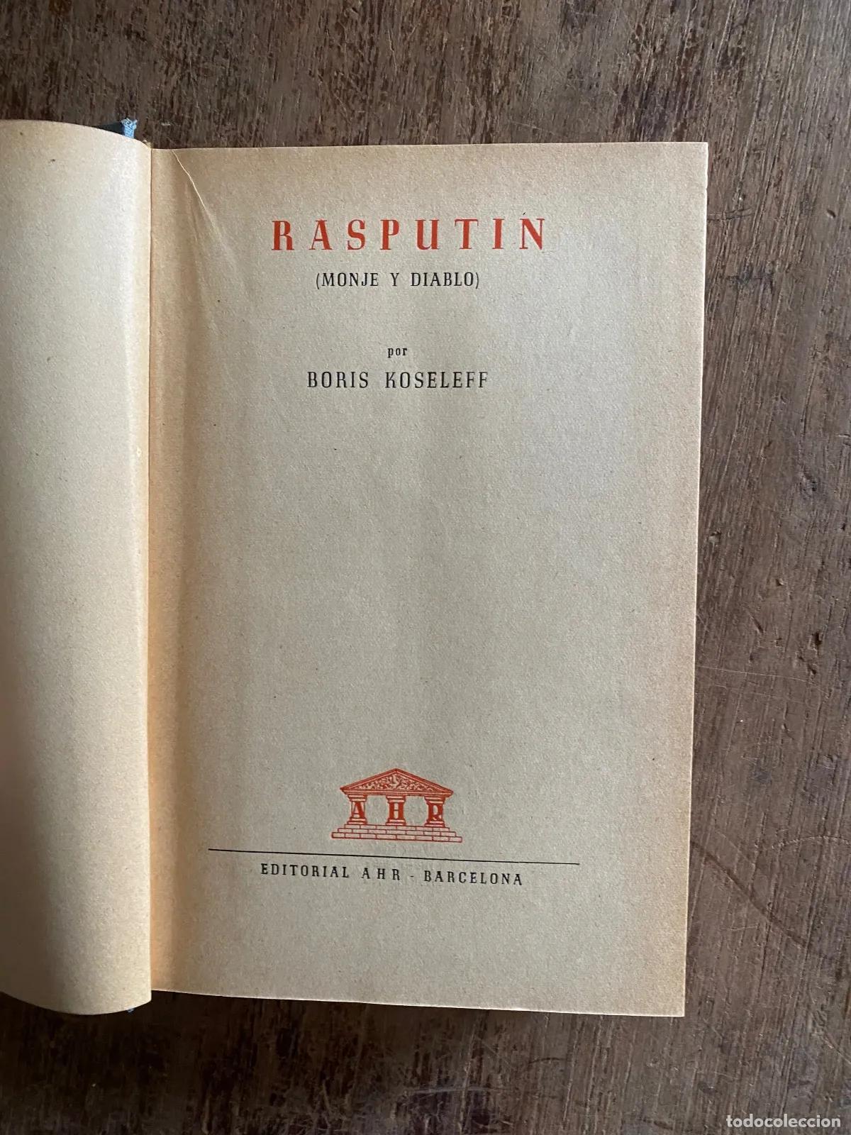 Livros em segunda m&atilde;o: Boris Koseleff - Rasputin