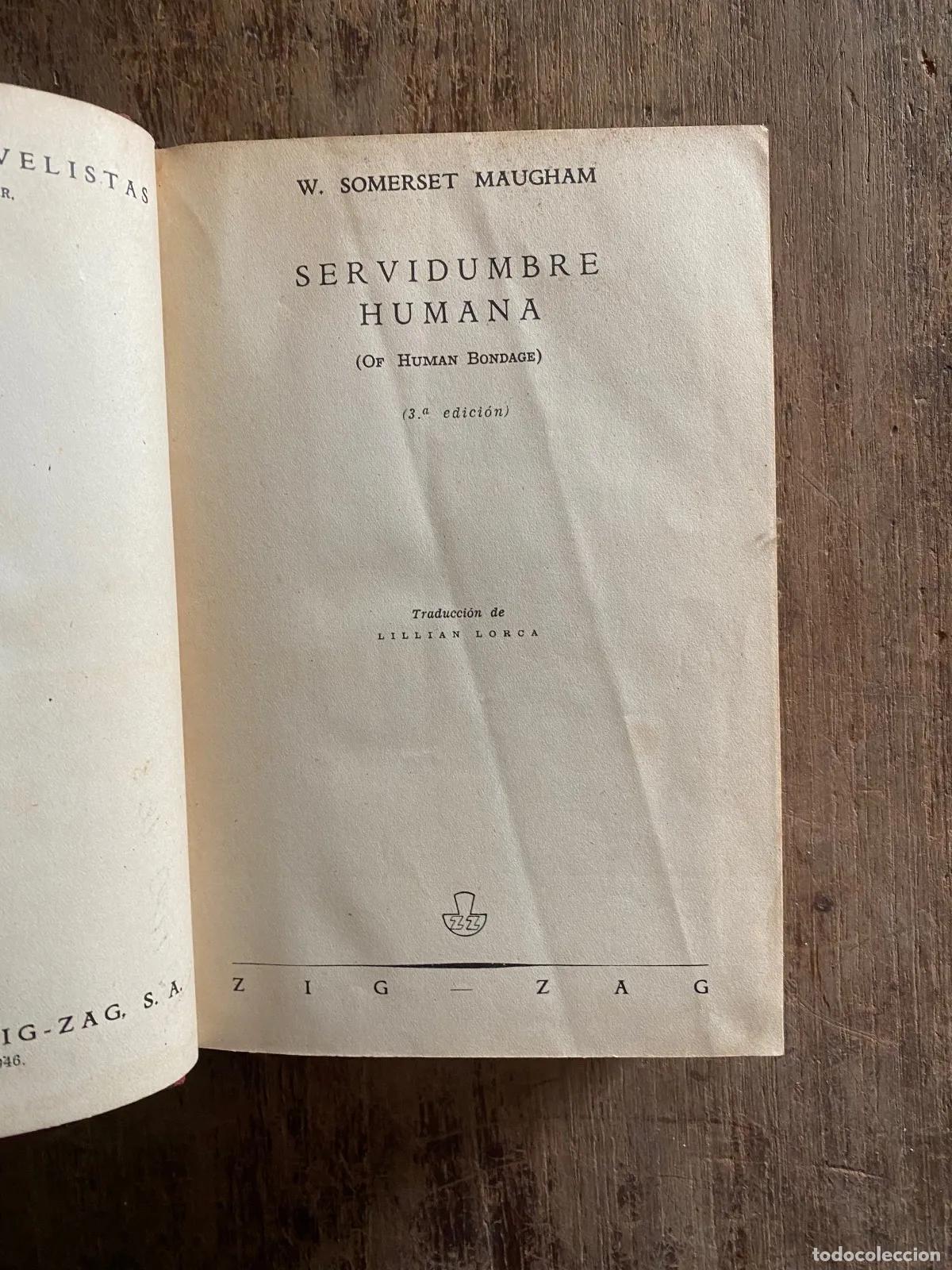 Libros: W. Somerset Maugham - Servidumbre Humana - Foto 1