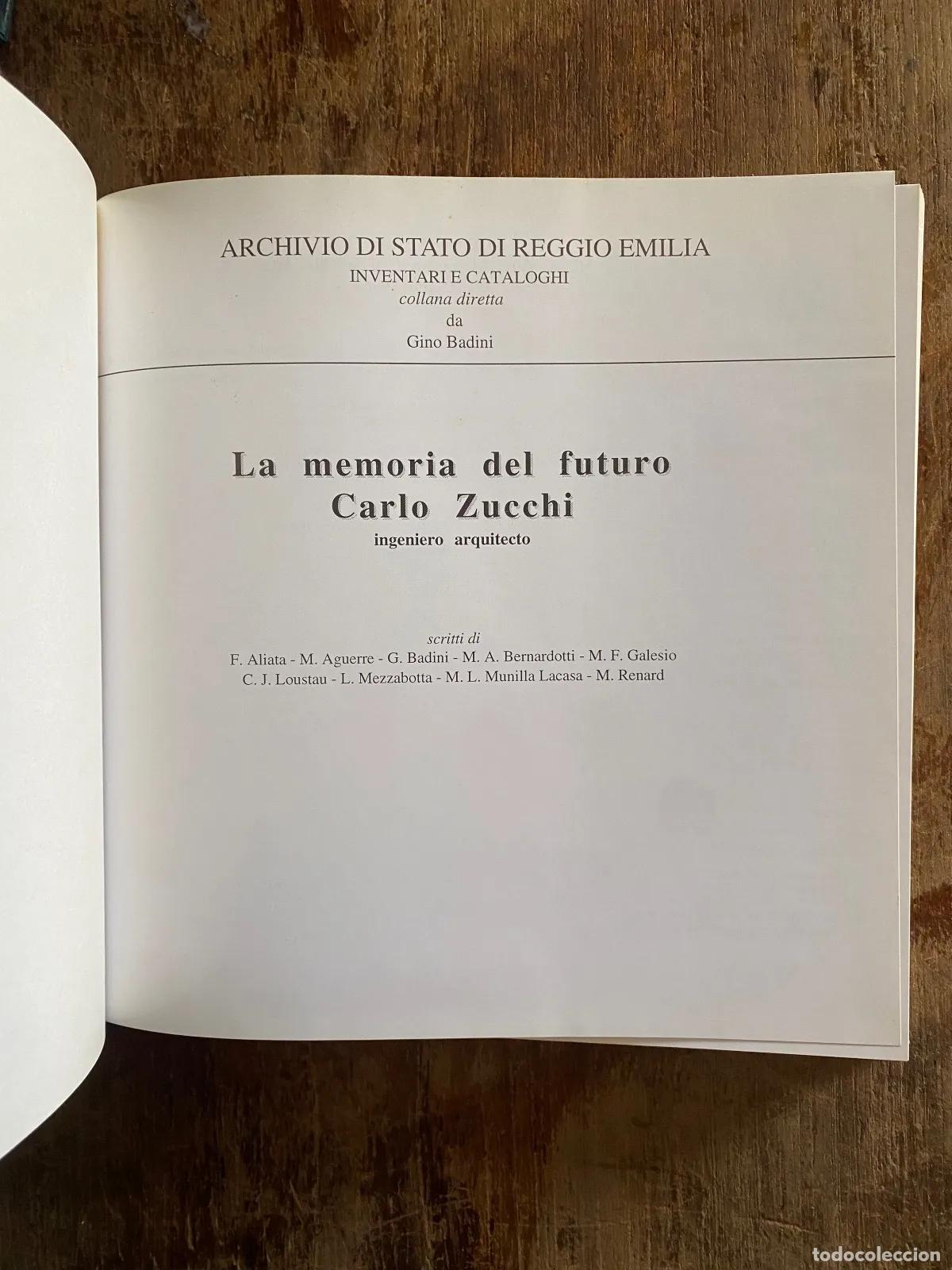Livros em segunda m&atilde;o: La memoria del futuro Carlo Zucchi, ingeniero arquitecto