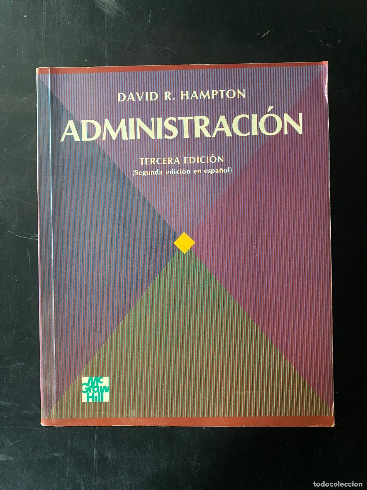 Libros: David R. Hampton - Administracion