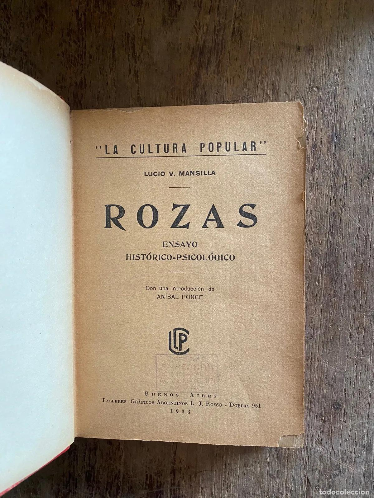Libros: Lucio V. Mansilla - Rosas